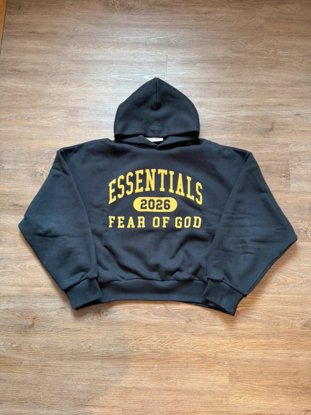 Fear of God Essentials 2026 Logo Hoodie Black Size XL